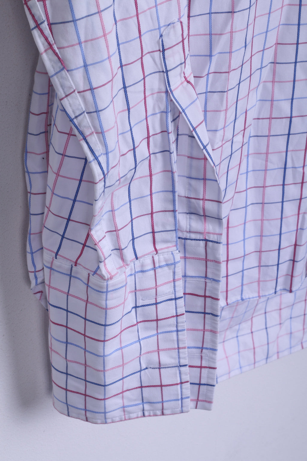 Gemelli bianchi da camicia formale da uomo TMLewin 15,5 34,5 L, vestibilità regolare, a quadri