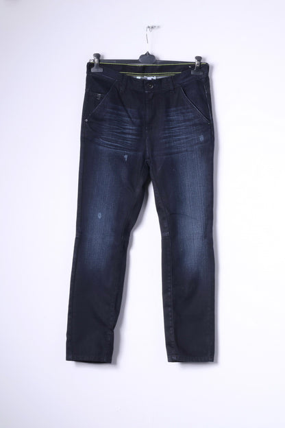 Adidas NEO Drop Crotch Pantalon en jean W30 L32 pour homme Pantalon en coton bleu marine