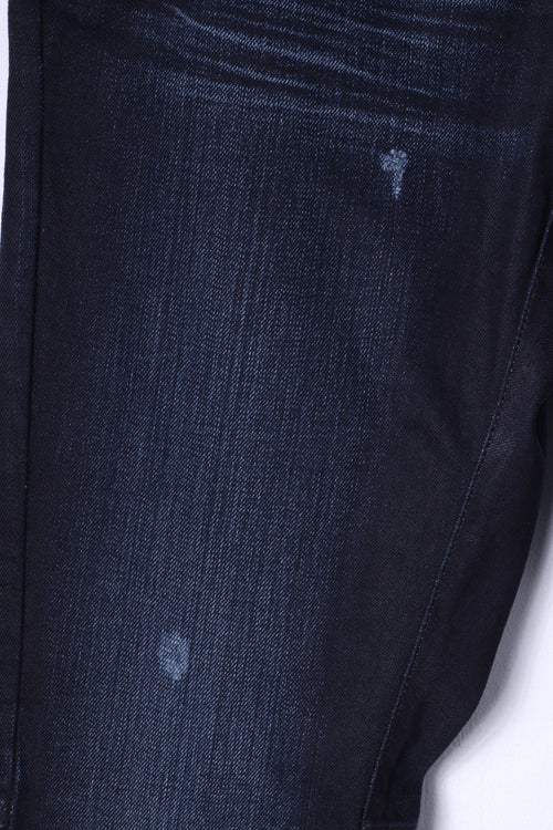 Adidas NEO Drop Crotch Pantalon en jean W30 L32 pour homme Pantalon en coton bleu marine