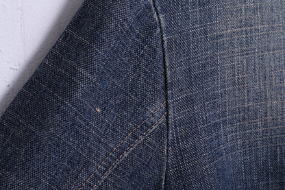 MADISON SQUARE Filles M Veste Blazer Coton Simple Boutonnage Denim Jeans