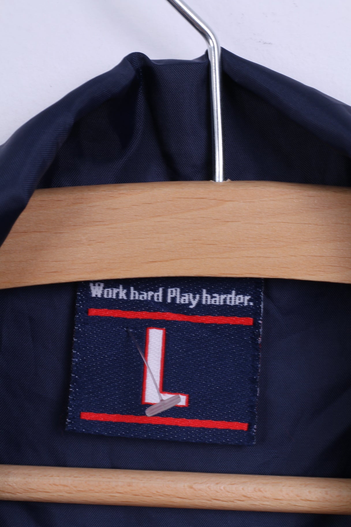 Macron Mens L Jacket Vale of Leven Football Club Navy Lightweight Top