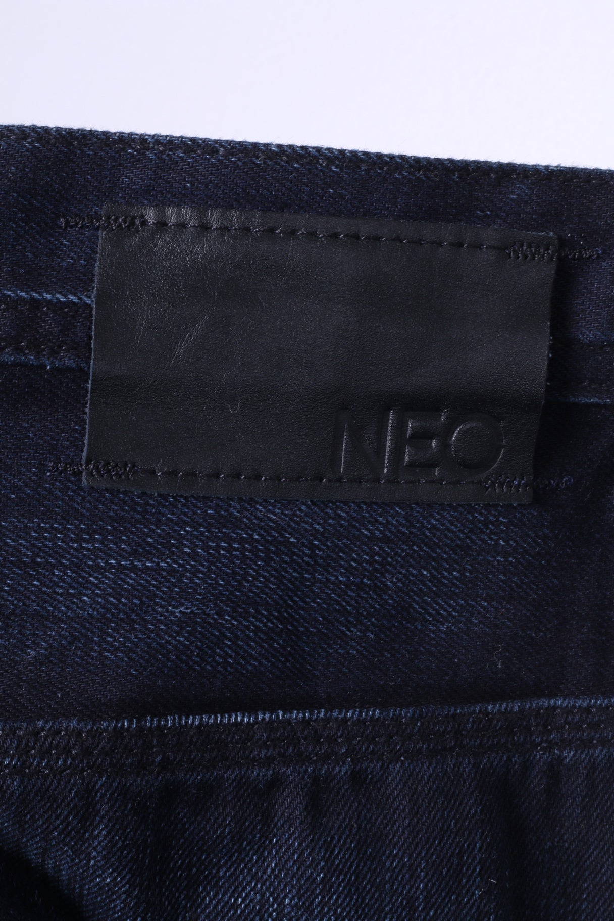 Adidas NEO Drop Crotch Mens W30 L32 Jeans Trousers Navy Cotton Pants