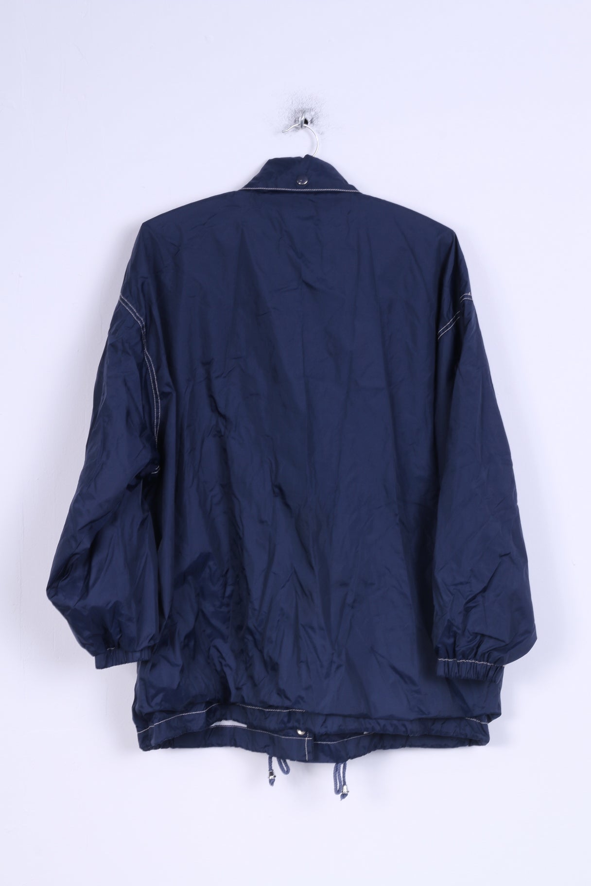 Giacca COSMOS Basic da uomo 38/40 M, parte superiore impermeabile in nylon con cappuccio nascosto blu scuro