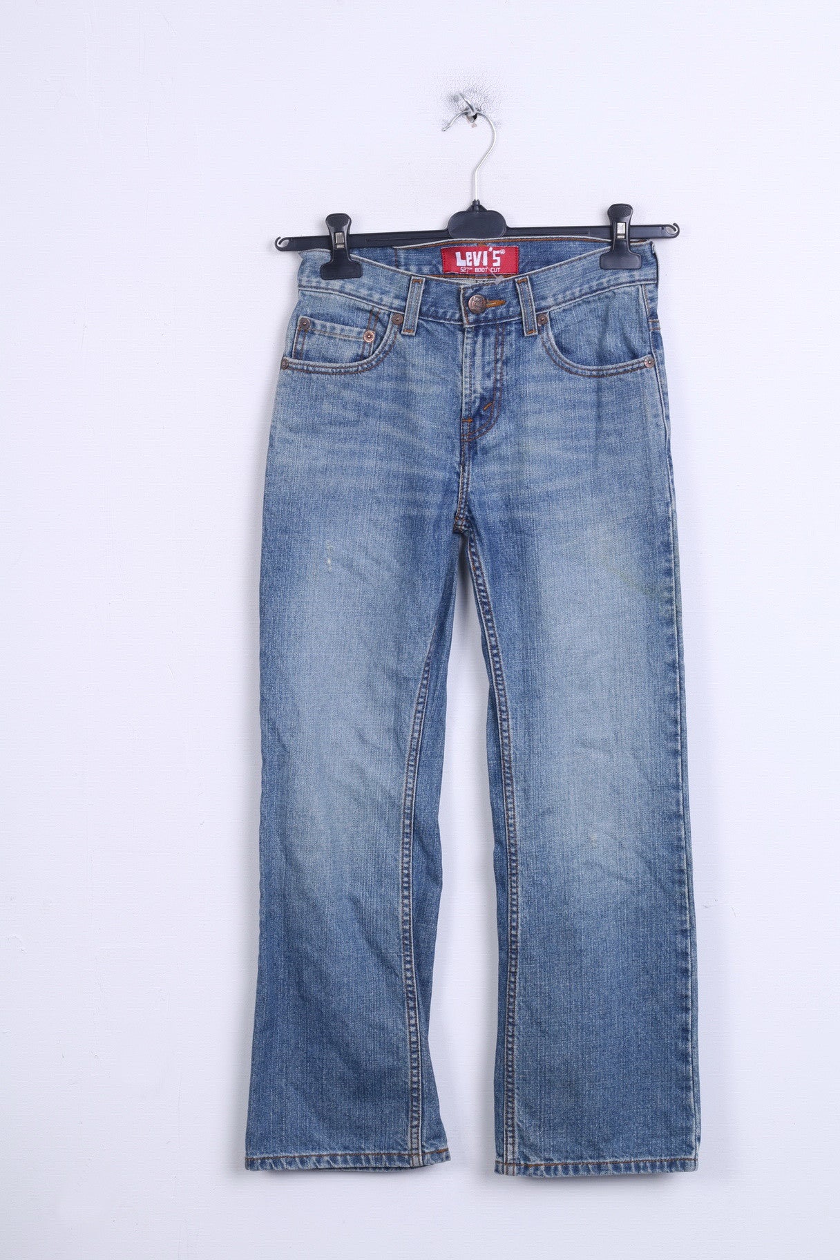 Levis 527 Womens Trousers L26 W26.5 Denim Jeans Cotton Regular Boot Cut - RetrospectClothes