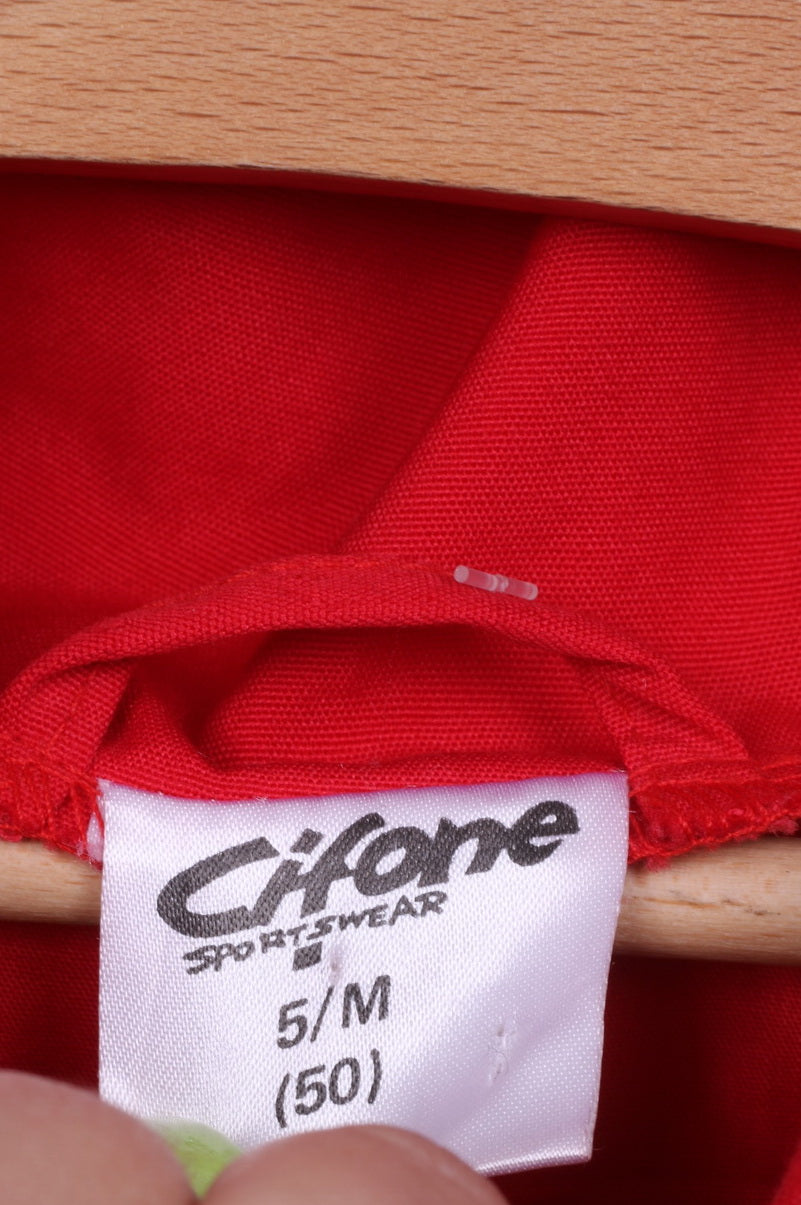 Cifone Mens M Parka Rouge Veste Kangourou Poche À Capuchon