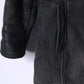 MADDOX Womens 38 M Jacket Dark Green Vintage Buttoned Leather Warm Coat