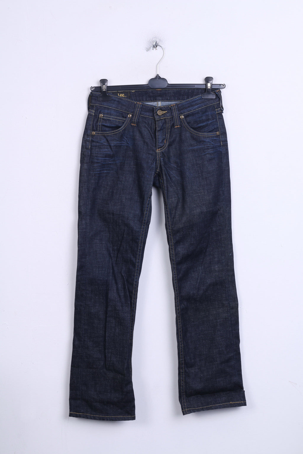 Lee Womens Trousers W28 L33 Denim Jeans Cotton Navy - RetrospectClothes