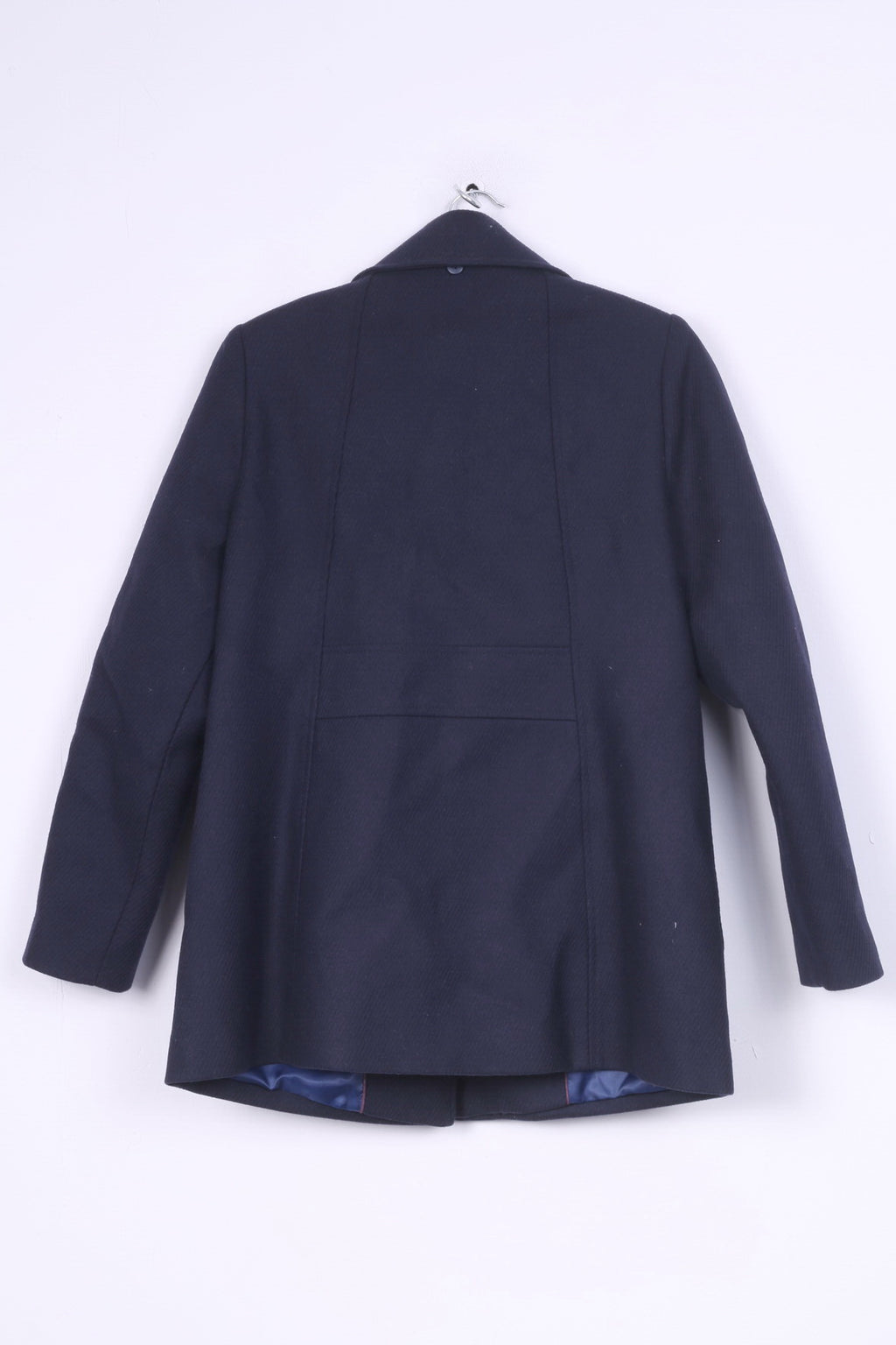 Kookai Veste Femme 40 M Laine Marine Fermeture Éclair Complète