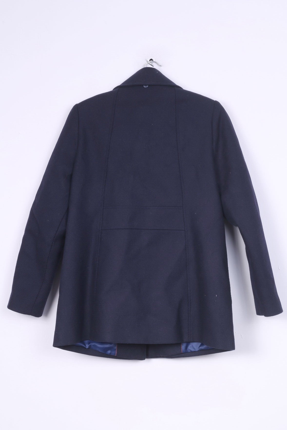 Kookai Veste Femme 40 M Laine Marine Fermeture Éclair Complète