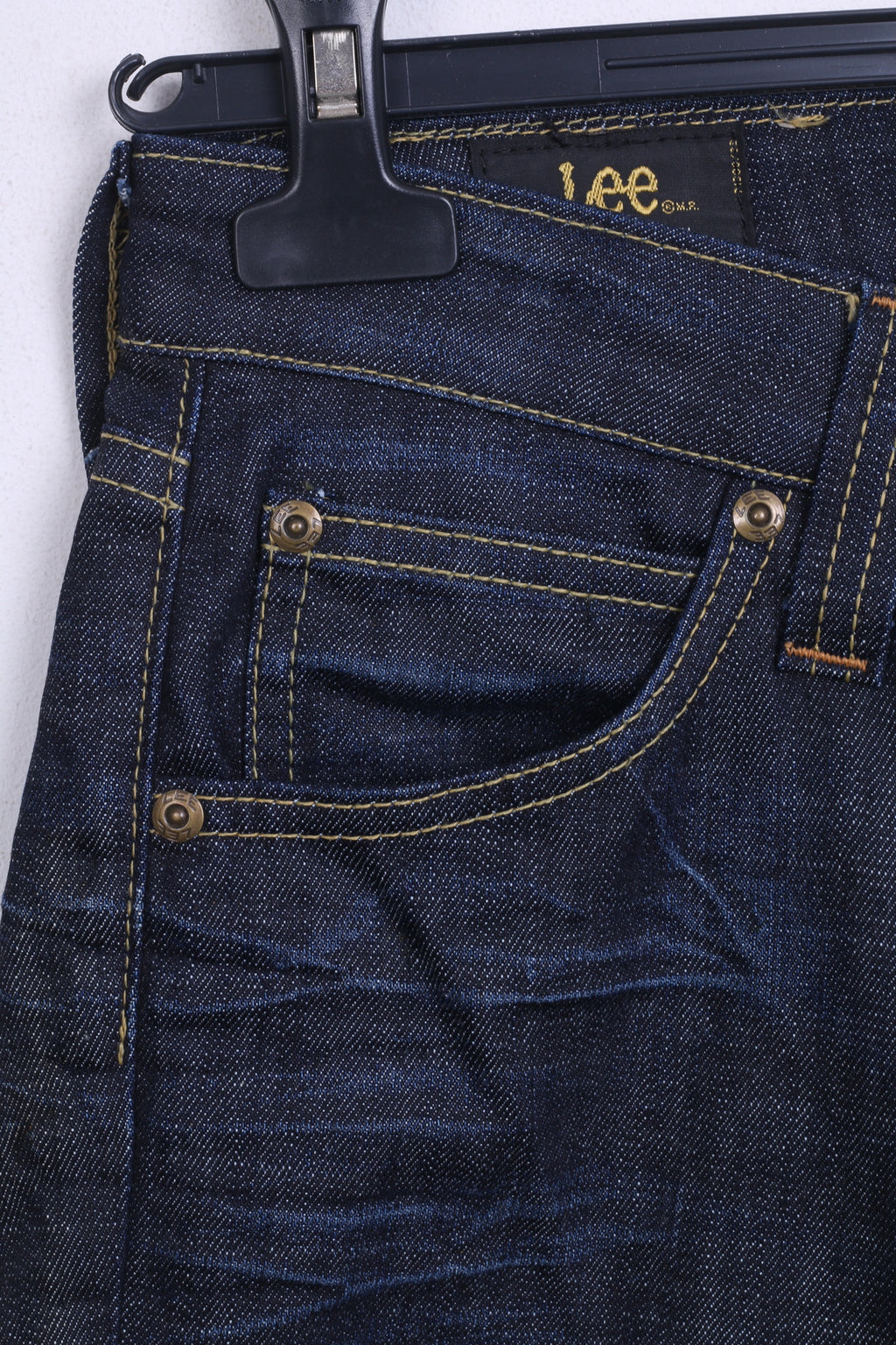 Lee Womens Trousers W28 L33 Denim Jeans Cotton Navy - RetrospectClothes