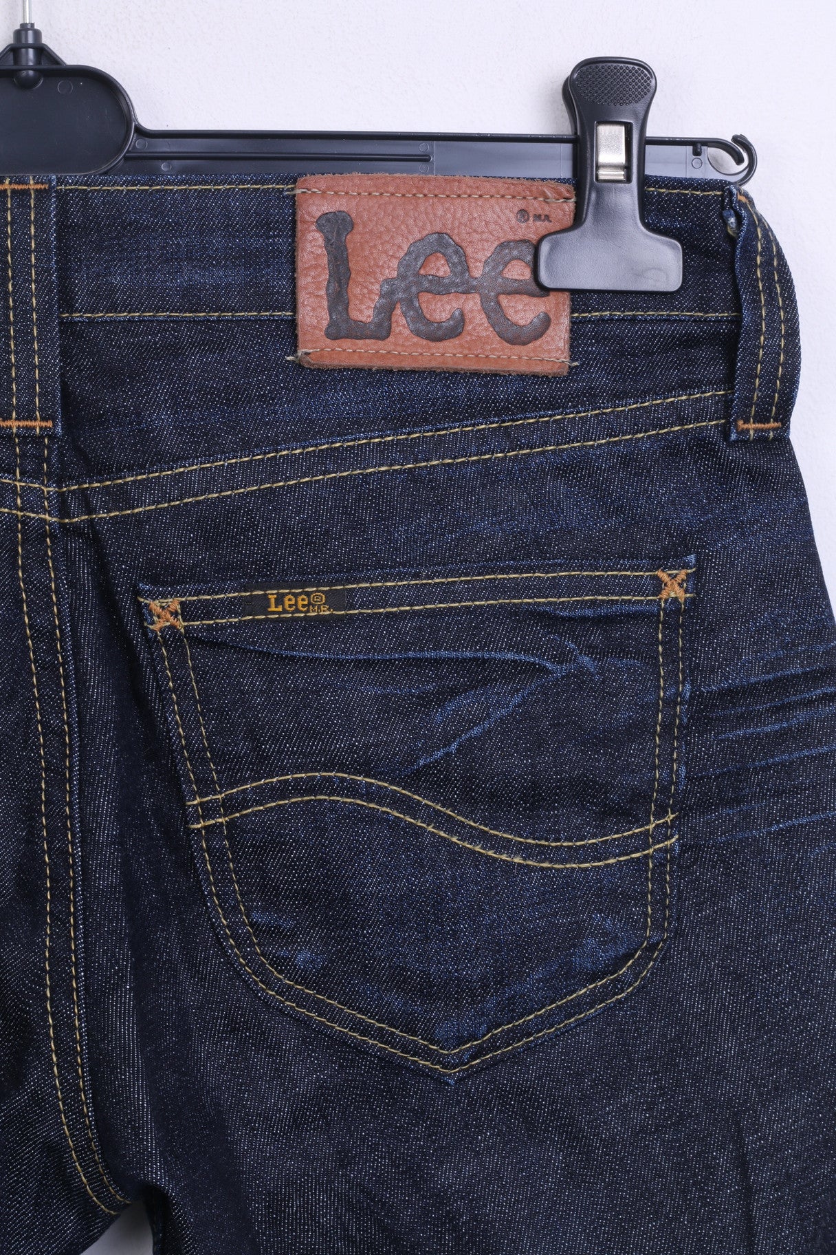 Lee Womens Trousers W28 L33 Denim Jeans Cotton Navy - RetrospectClothes