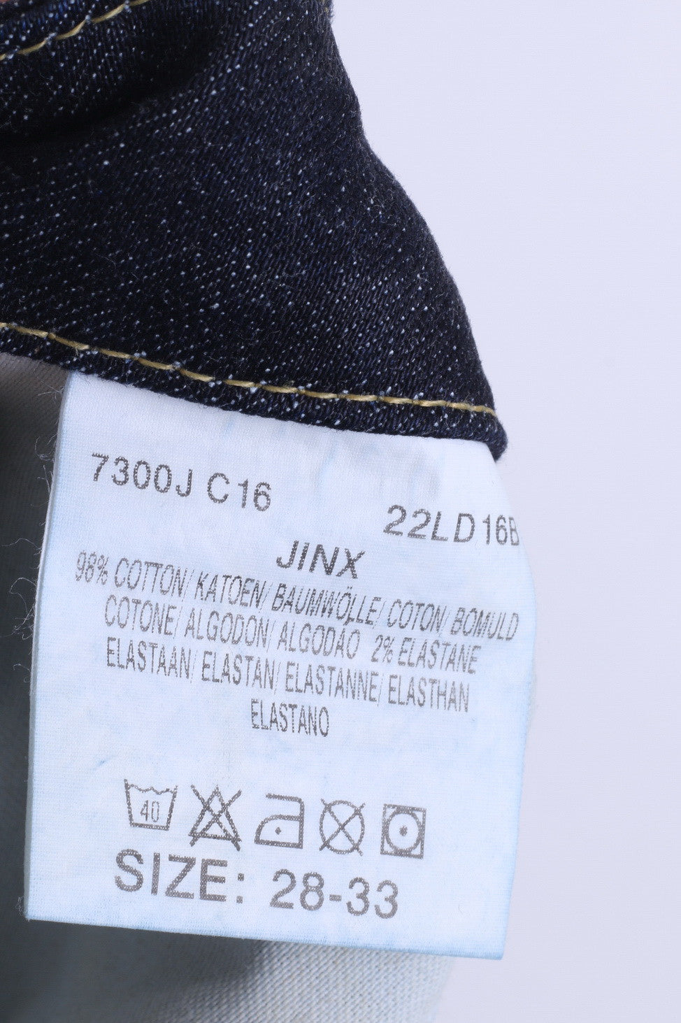 Lee Womens Trousers W28 L33 Denim Jeans Cotton Navy - RetrospectClothes