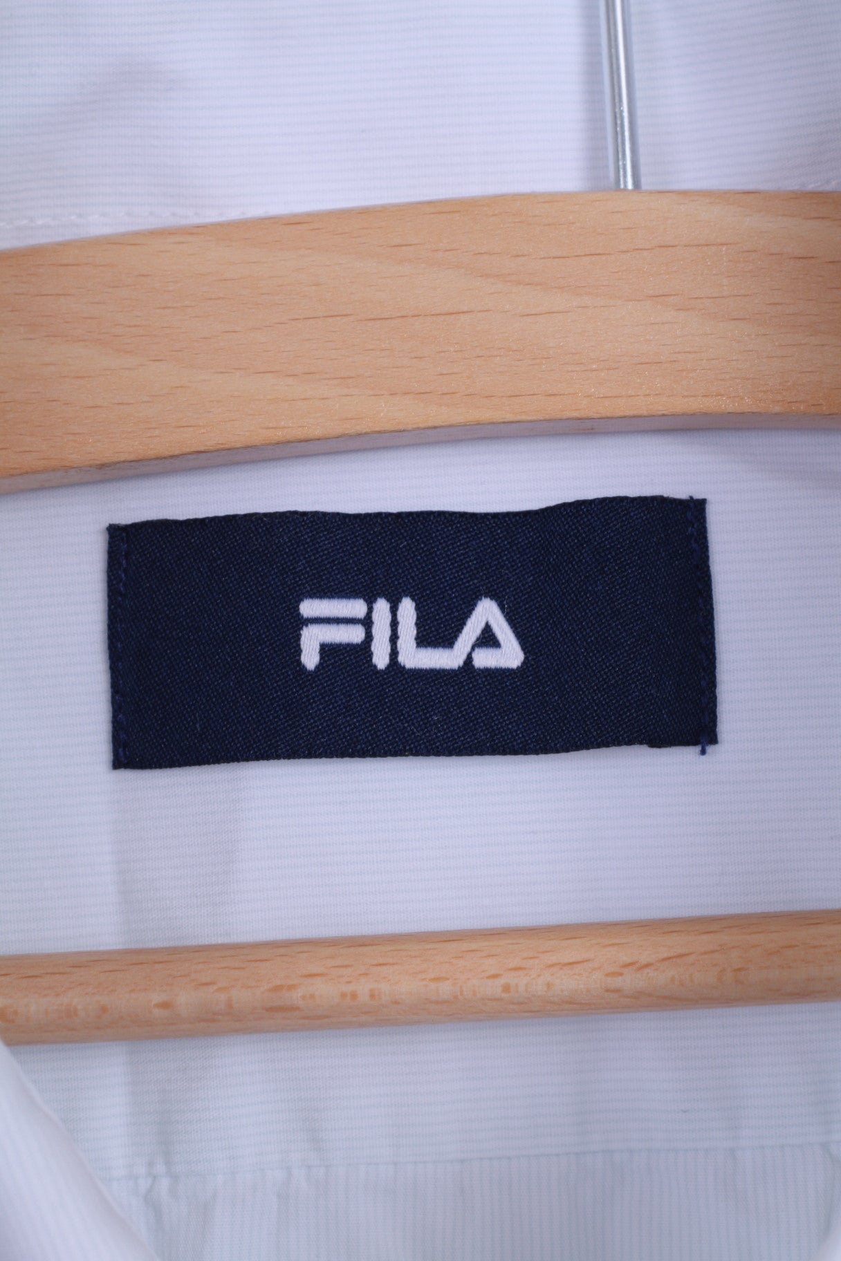 FILA Camicia casual da uomo M a maniche lunghe con colletto button down