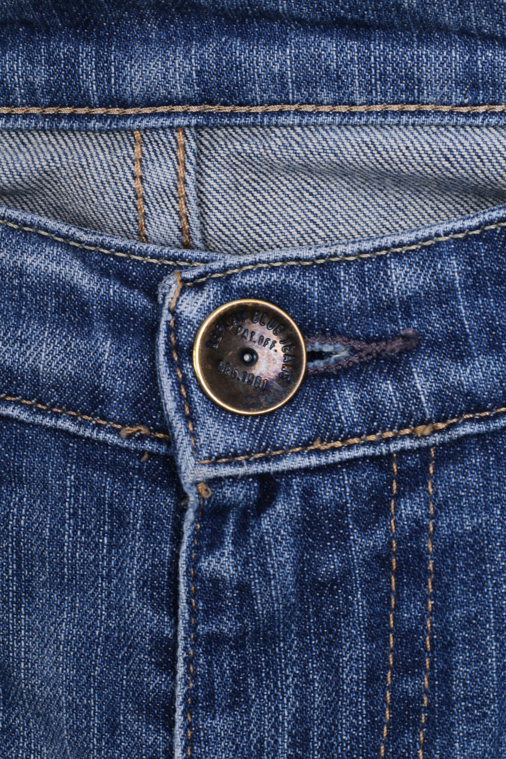 Replay Womens Trousers W26 L32 Denim Jeans Cotton Blue - RetrospectClothes