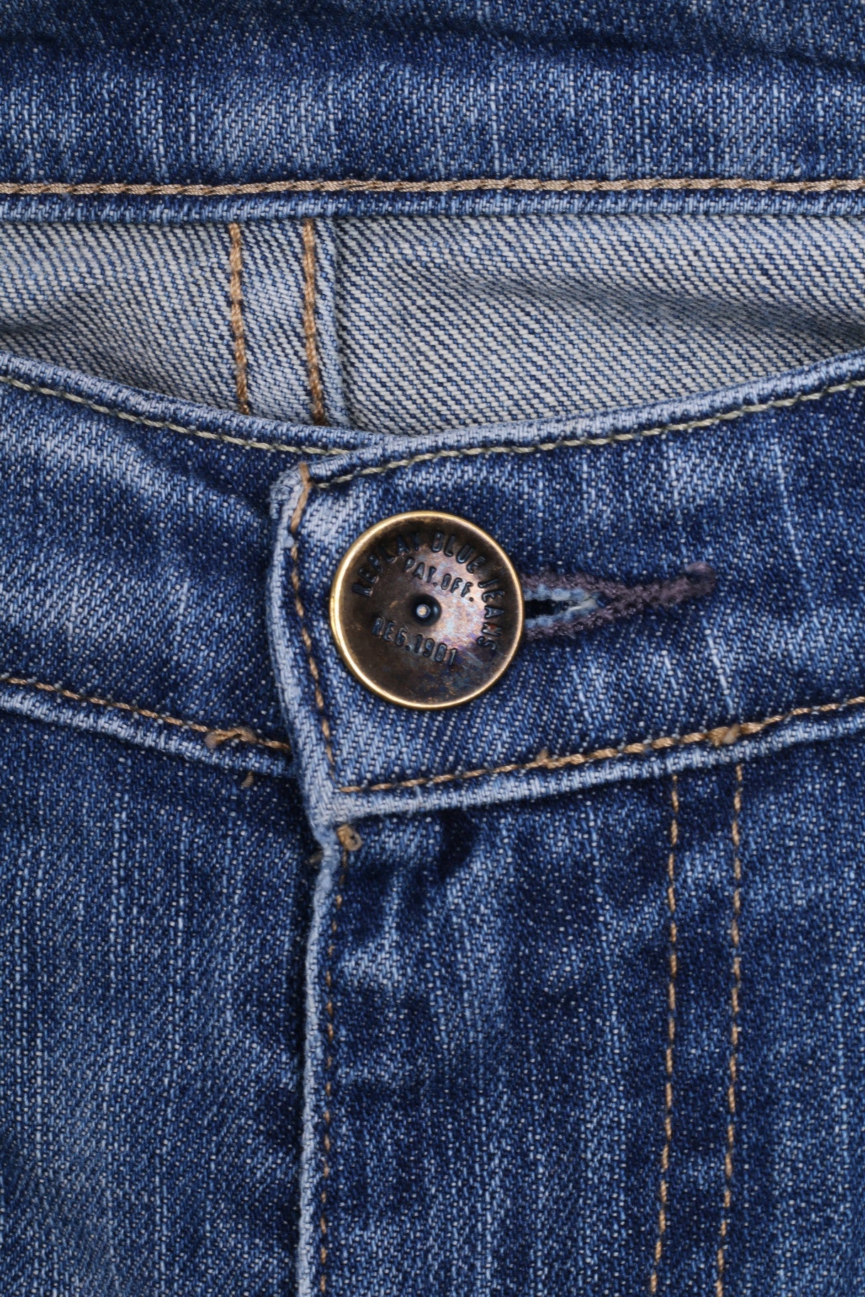 Replay Womens Trousers W26 L32 Denim Jeans Cotton Blue - RetrospectClothes