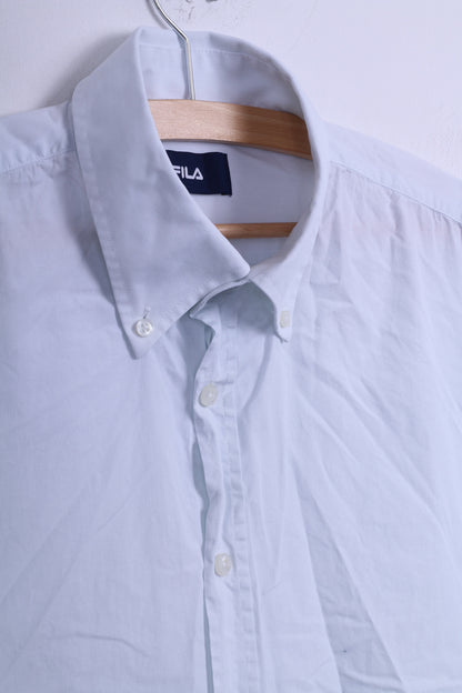 FILA Mens M Casual Shirt Long Sleeve Button Down Collar
