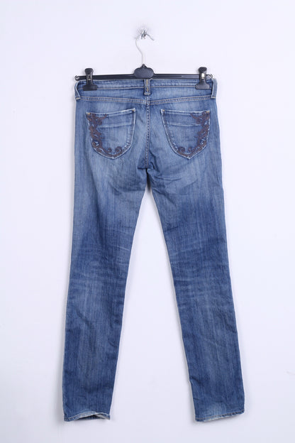 Replay Womens Trousers W26 L32 Denim Jeans Cotton Blue - RetrospectClothes
