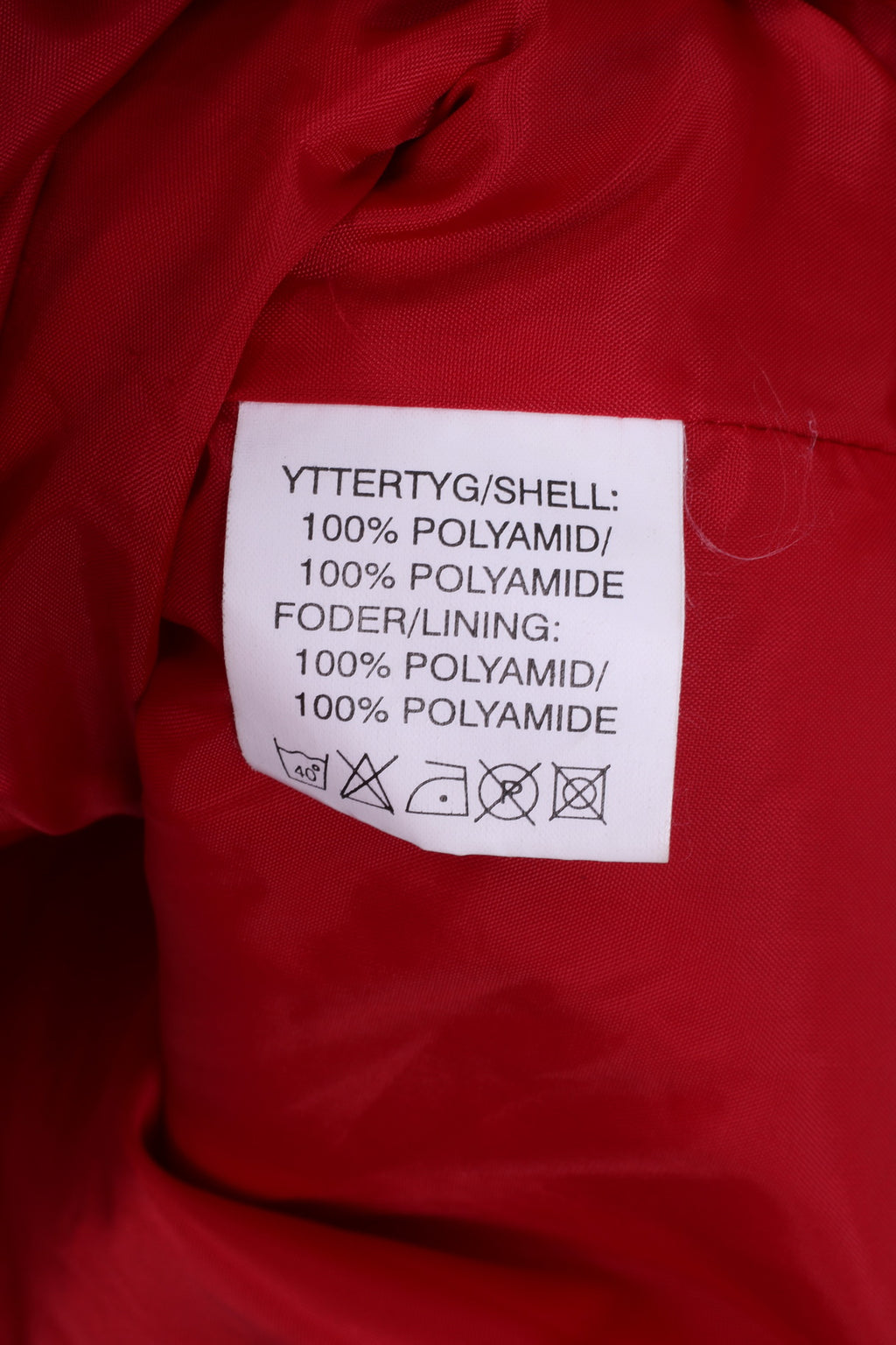 Touch 9 Veste de pluie M pour homme Rouge Active Wear Manteau de pluie à capuche cachée en nylon