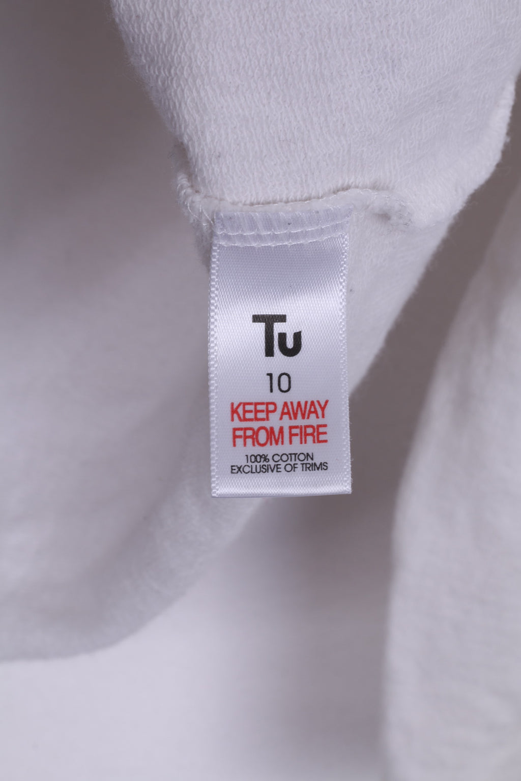 Tu Disney Chemise à manches longues pour femme 10 M Blanc Vêtements de nuit Keep Me Warm Mickey Mouse 