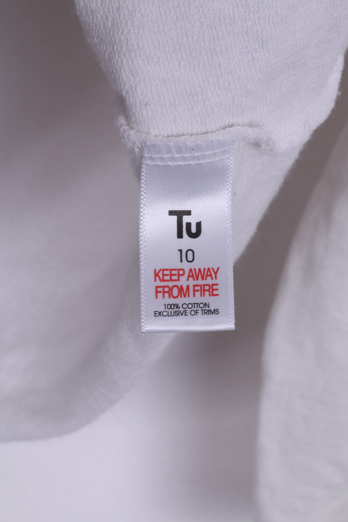 Tu Disney Chemise à manches longues pour femme 10 M Blanc Vêtements de nuit Keep Me Warm Mickey Mouse 