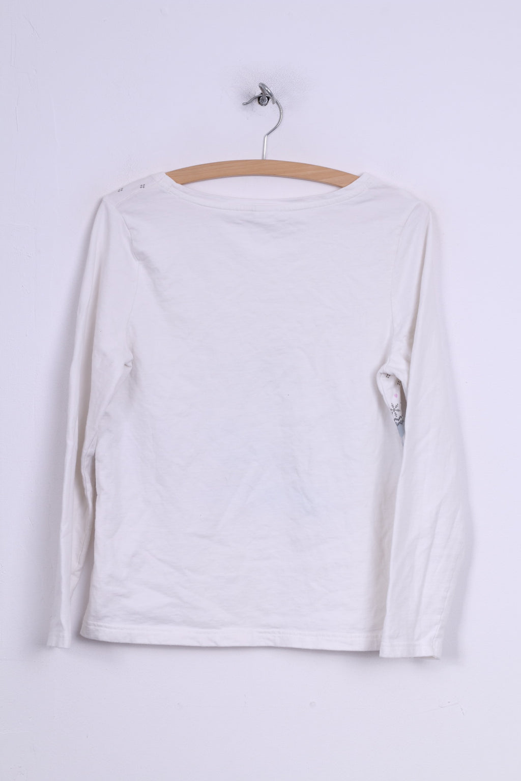 Tu Disney Chemise à manches longues pour femme 10 M Blanc Vêtements de nuit Keep Me Warm Mickey Mouse 