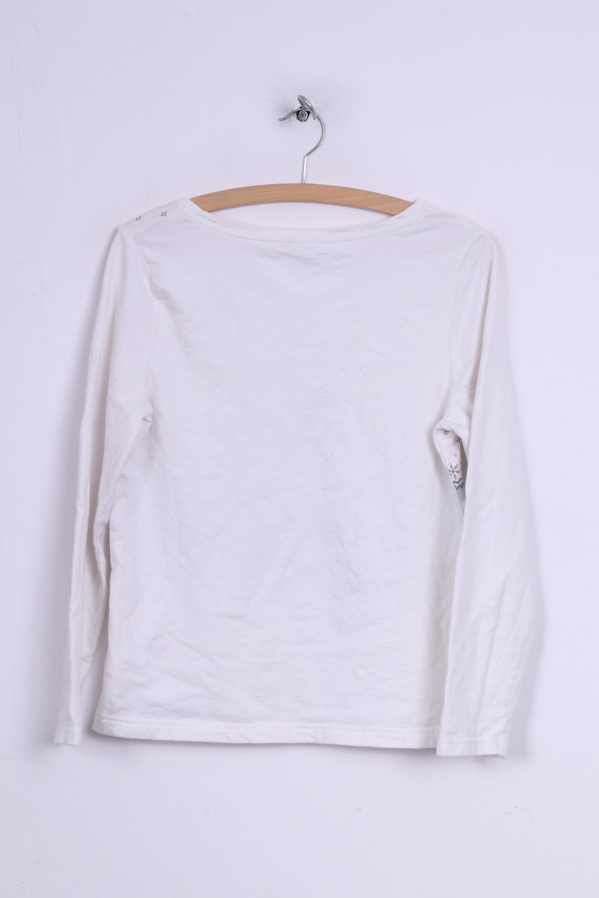 Tu Disney Chemise à manches longues pour femme 10 M Blanc Vêtements de nuit Keep Me Warm Mickey Mouse 