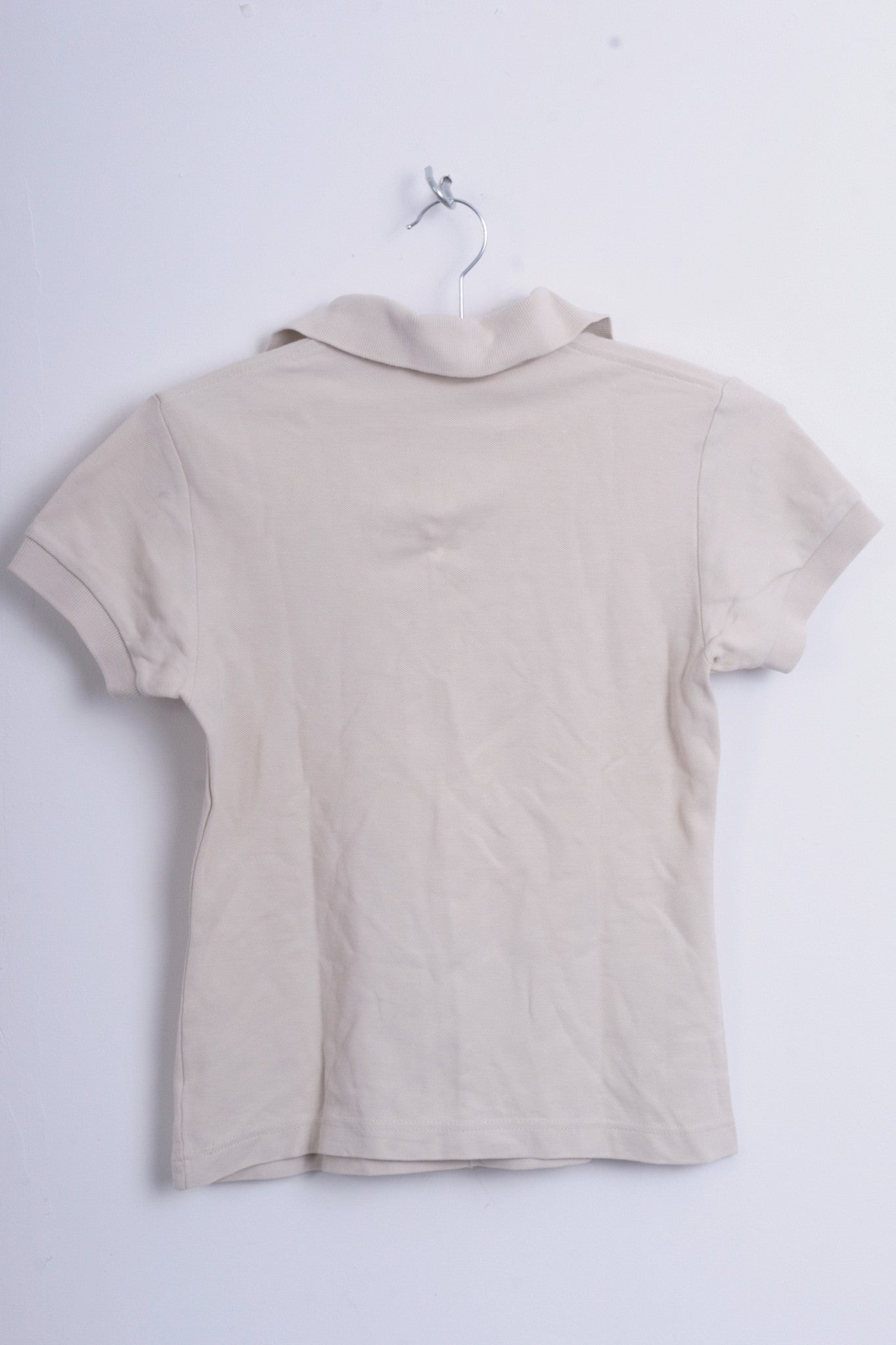 Fila Womens XS/S Polo Shirt Sport Beige Training Cotton Top - RetrospectClothes