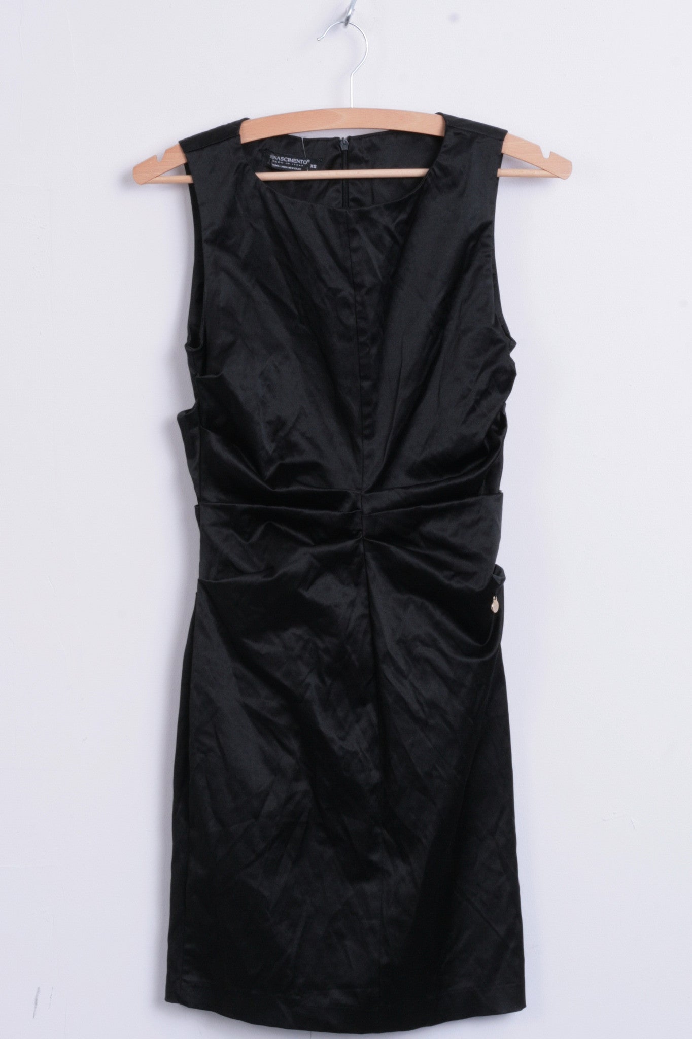 Rinascimento Womens XS Dress Black Sleeveless Knee Lenght - RetrospectClothes