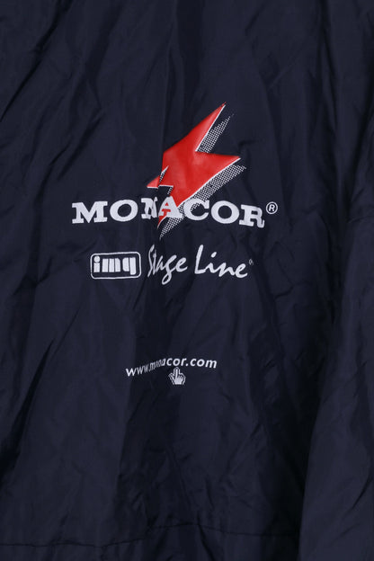 Sirocco Monacor Stage Line Giacca da uomo 2XL in nylon leggero impermeabile con cerniera intera nascosta e cappuccio 