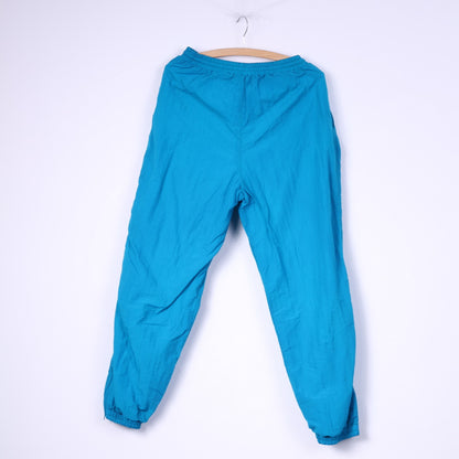 Crane Sports Men S 36/38 Trousers Blue Nylon Waterproof Sportswear Bottom