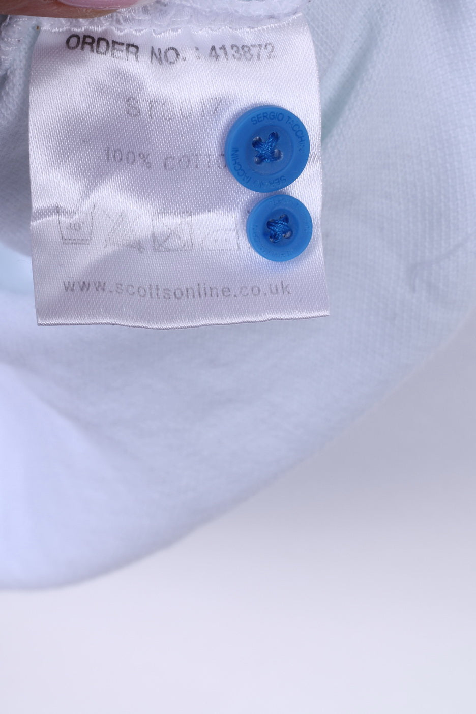 Polo da uomo Sergio Tacchini L azzurra a maniche corte con colletto button down 