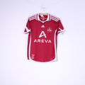 Adidas 1. FC Nuremberg Garçons 13-14 Âge 164 Polo Rouge Manches Courtes Sportswear 
