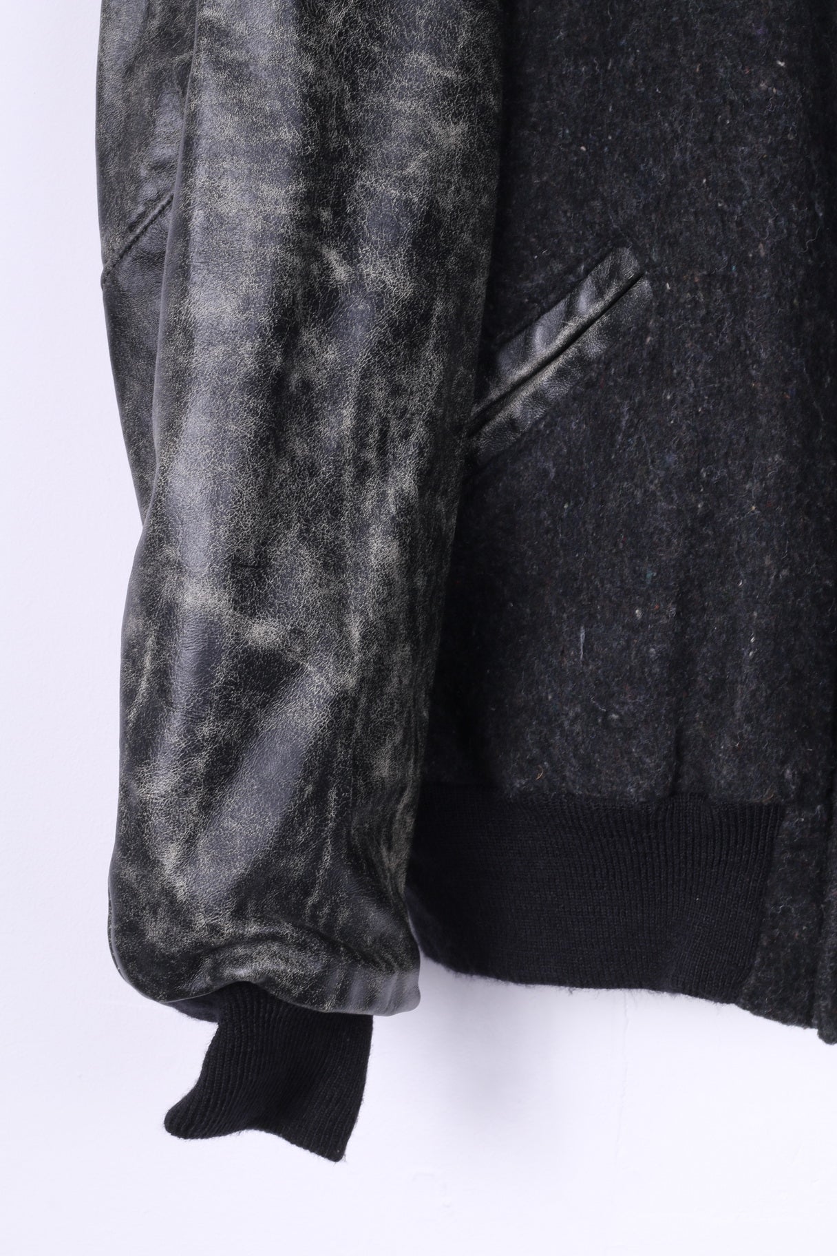 Throwbacks DeLong Washington Redskins NFL Men XL Jacket Black Bomber Vintage Top