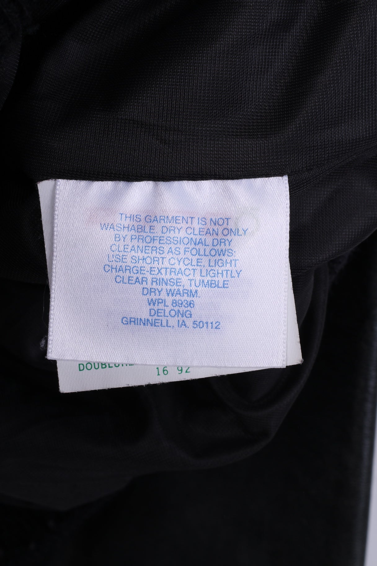 Throwbacks DeLong Washington Redskins NFL Men XL Jacket Black Bomber Vintage Top