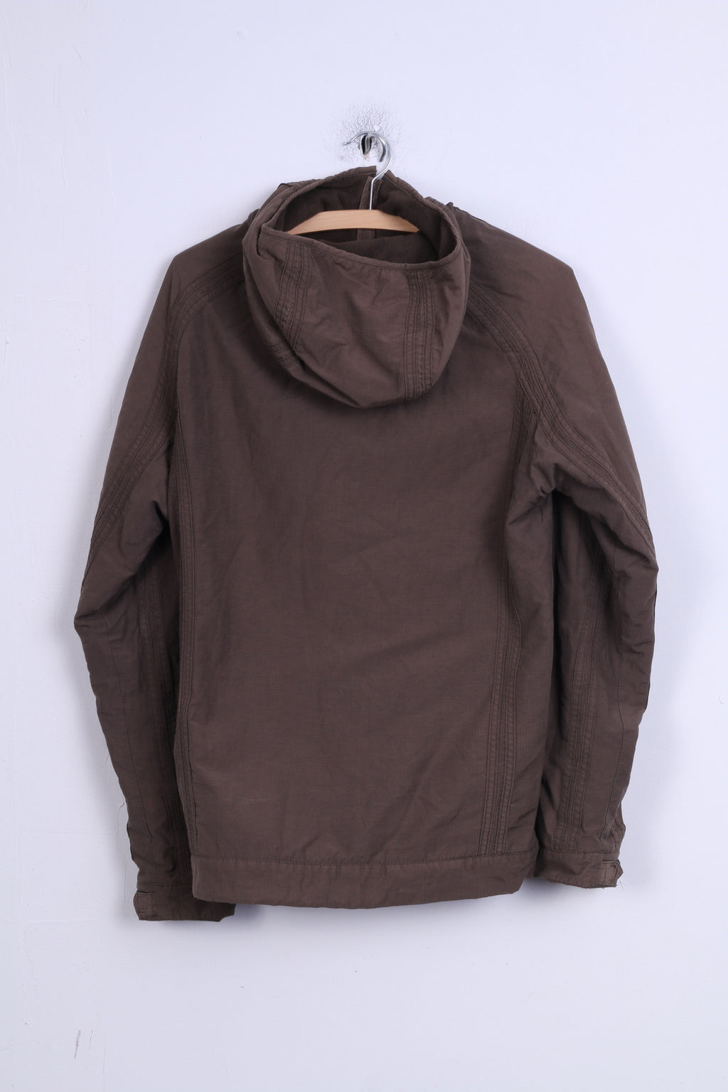 Bench Veste S pour femme en coton marron avec capuche intérieure chaude en polaire