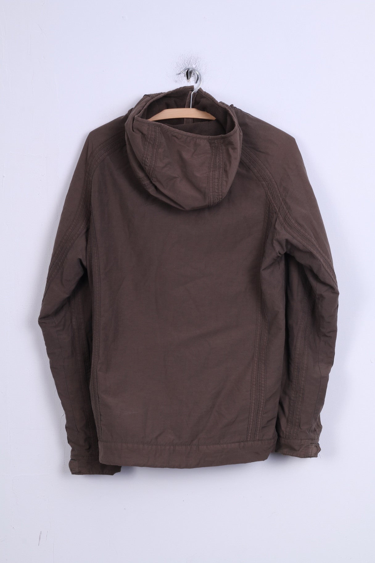 Bench Veste S pour femme en coton marron avec capuche intérieure chaude en polaire