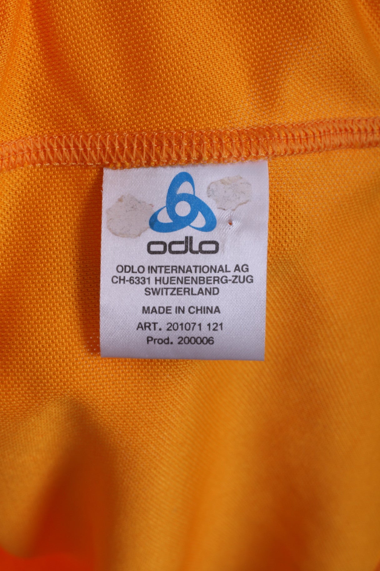 ODLO Womens XL Polo Shirt Orange Sport Buttons