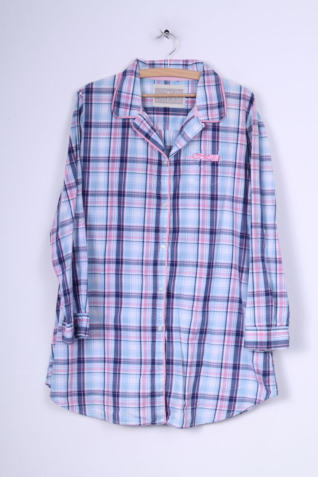 Love Sleep Dream Pyjama XL pour femme à carreaux violet