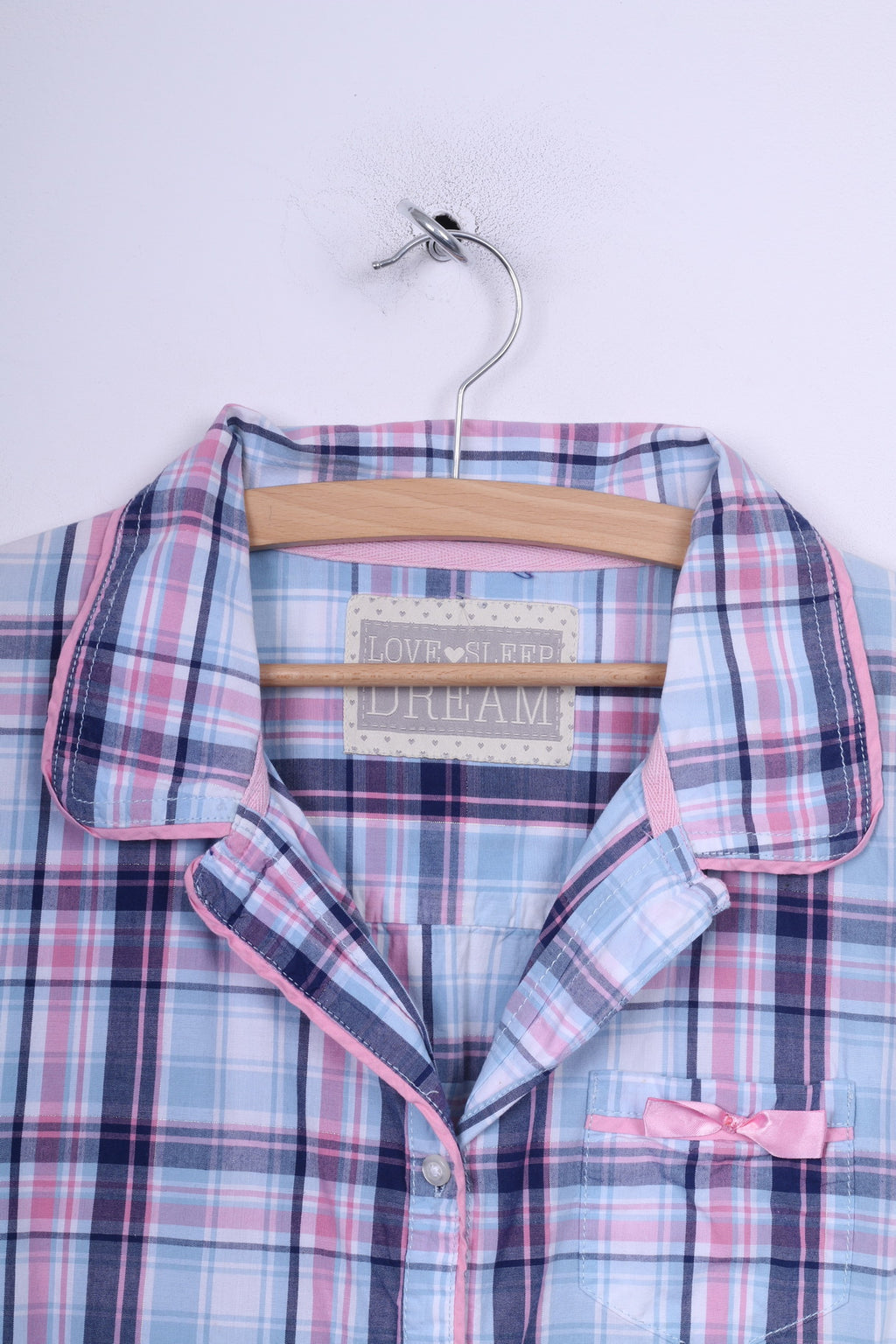 Love Sleep Dream Pyjama XL pour femme à carreaux violet