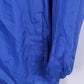 Us Basic Mens XL Lightweight Jacket Nylon Waterproof Blue Snaps Buttons