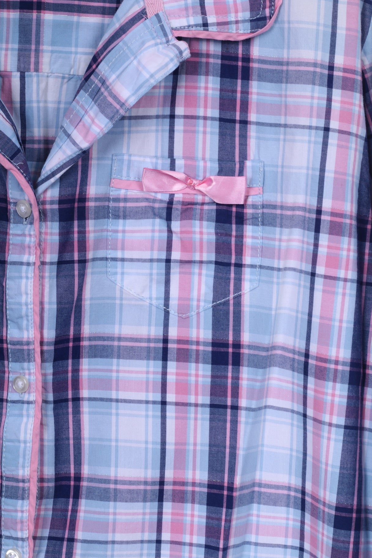 Pigiama XL da donna Love Sleep Dream a quadri viola da notte