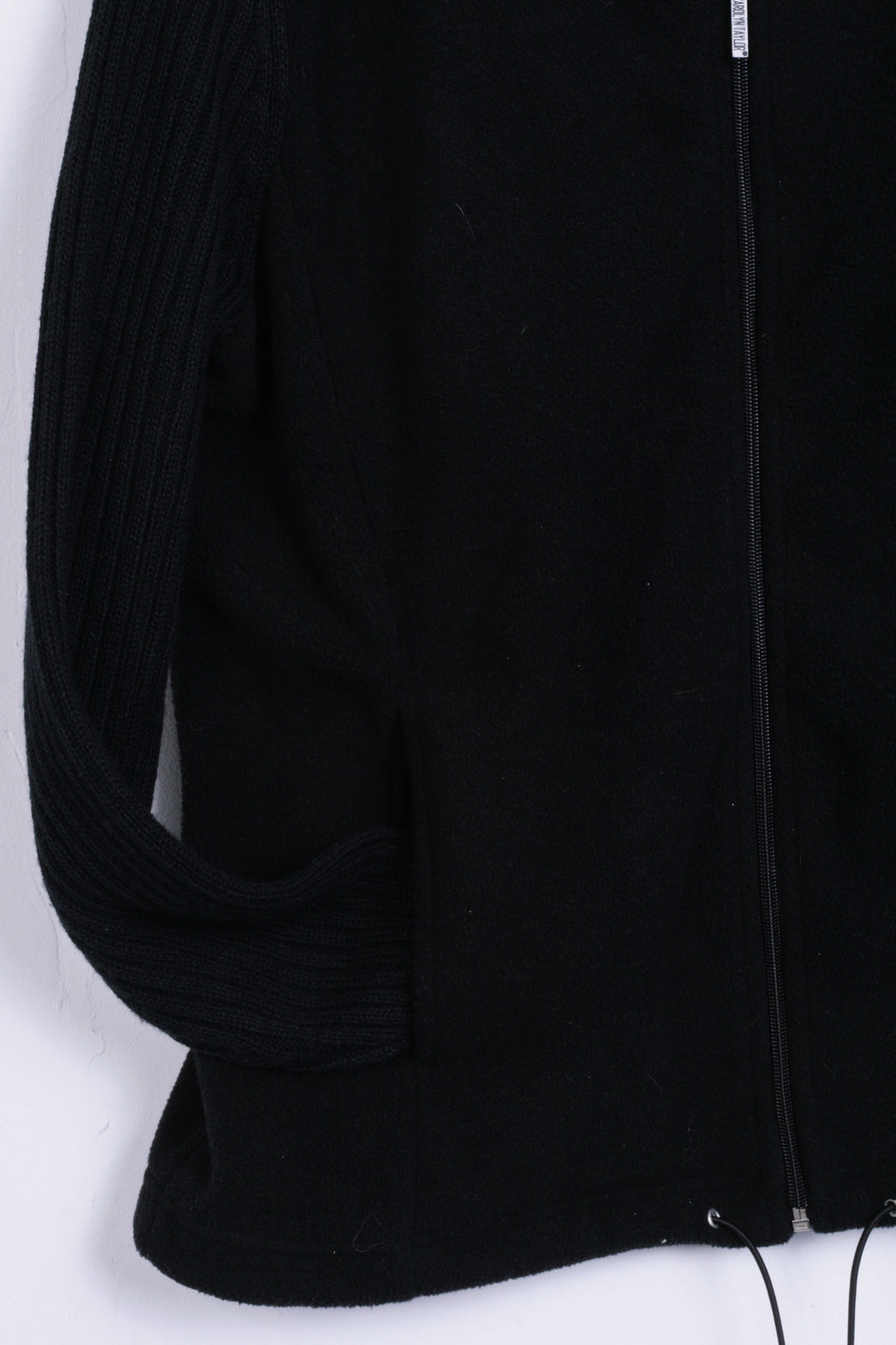 Carolyn Taylor Womens XL Fleece Top Sweatshirt Black - RetrospectClothes