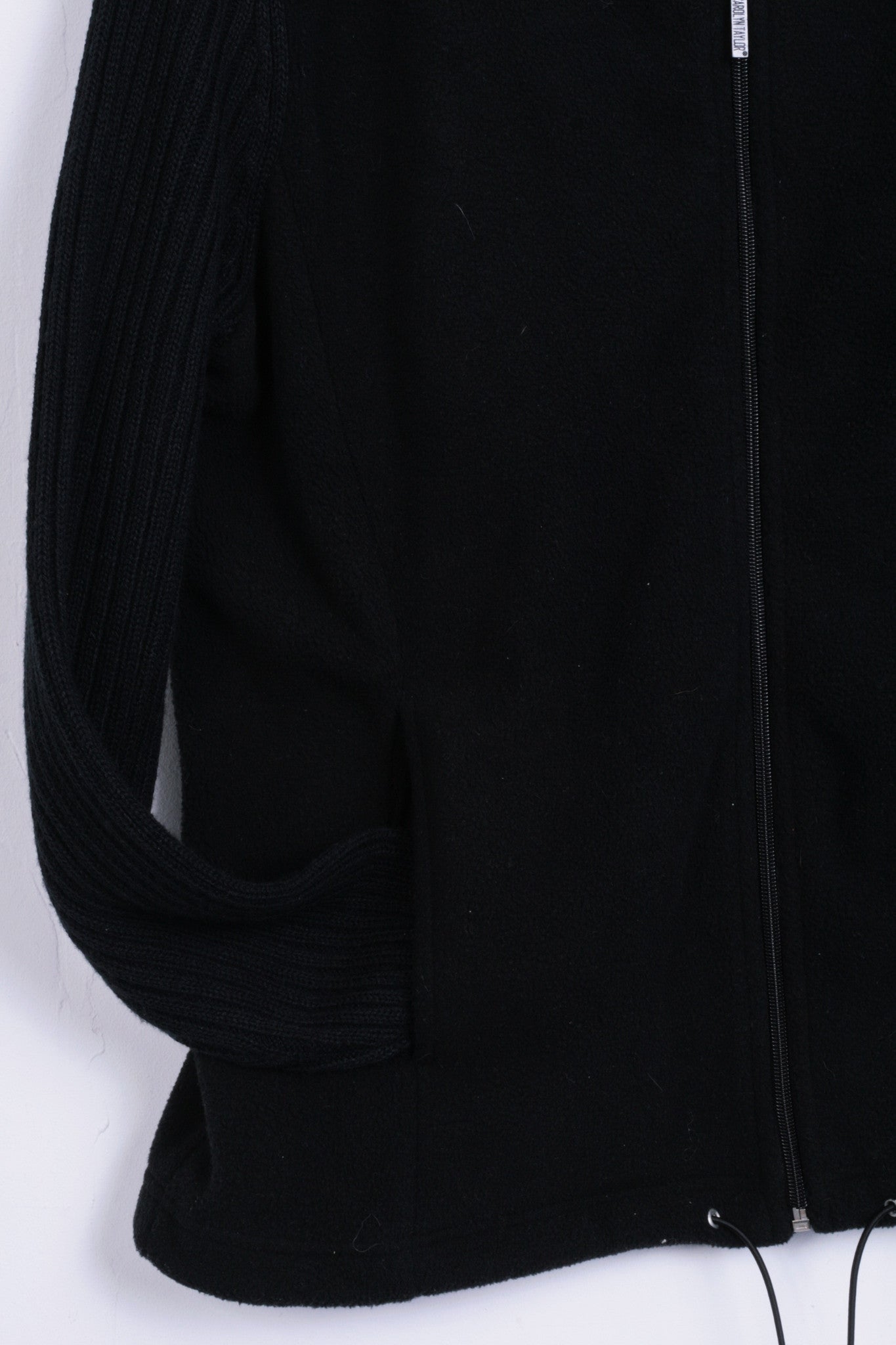 Carolyn Taylor Womens XL Fleece Top Sweatshirt Black - RetrospectClothes