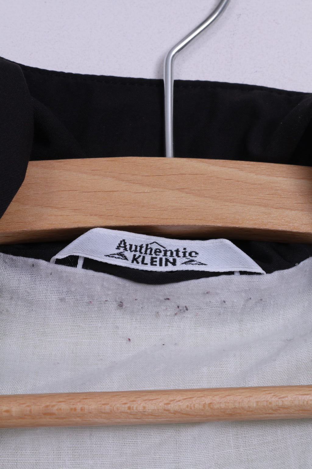 Authentic Klein Mens 3XL Jacket Lightweight Full Zipper Black Sportswear Vintage