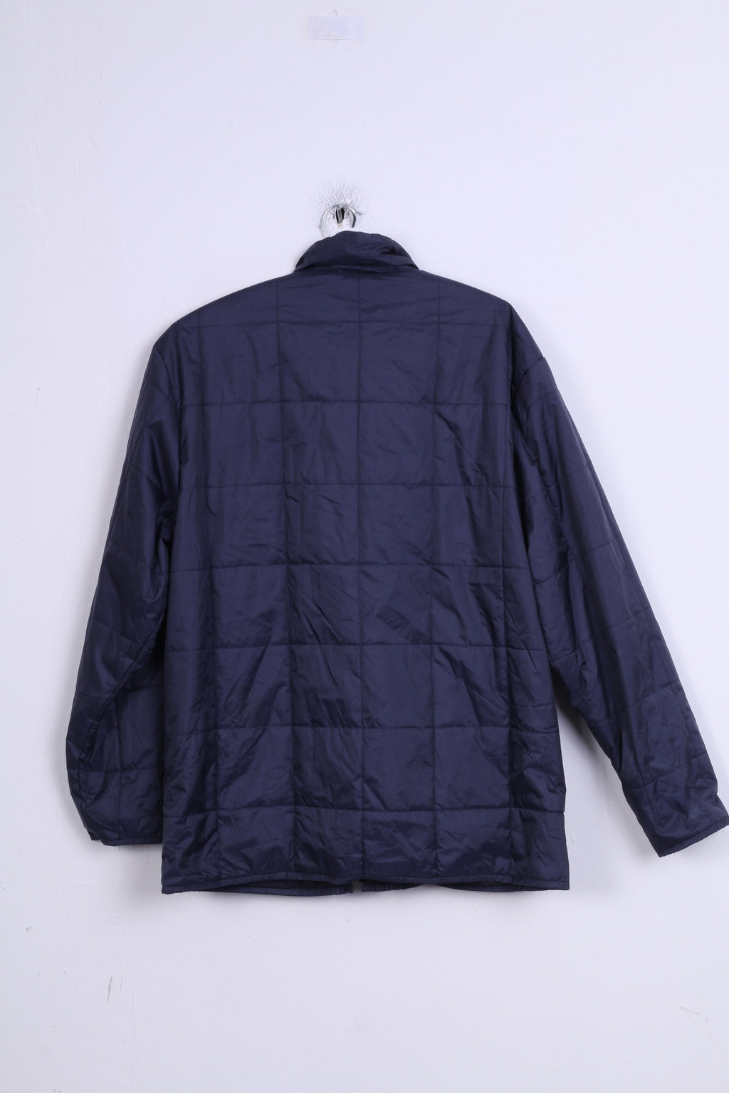 Gaastra Mens M Jacket Navy Blue Nylon Waterproof Quilted  Zip Up