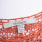 Zara Trafaluc Womens S Vest Lace Festival Orange Cotton - RetrospectClothes