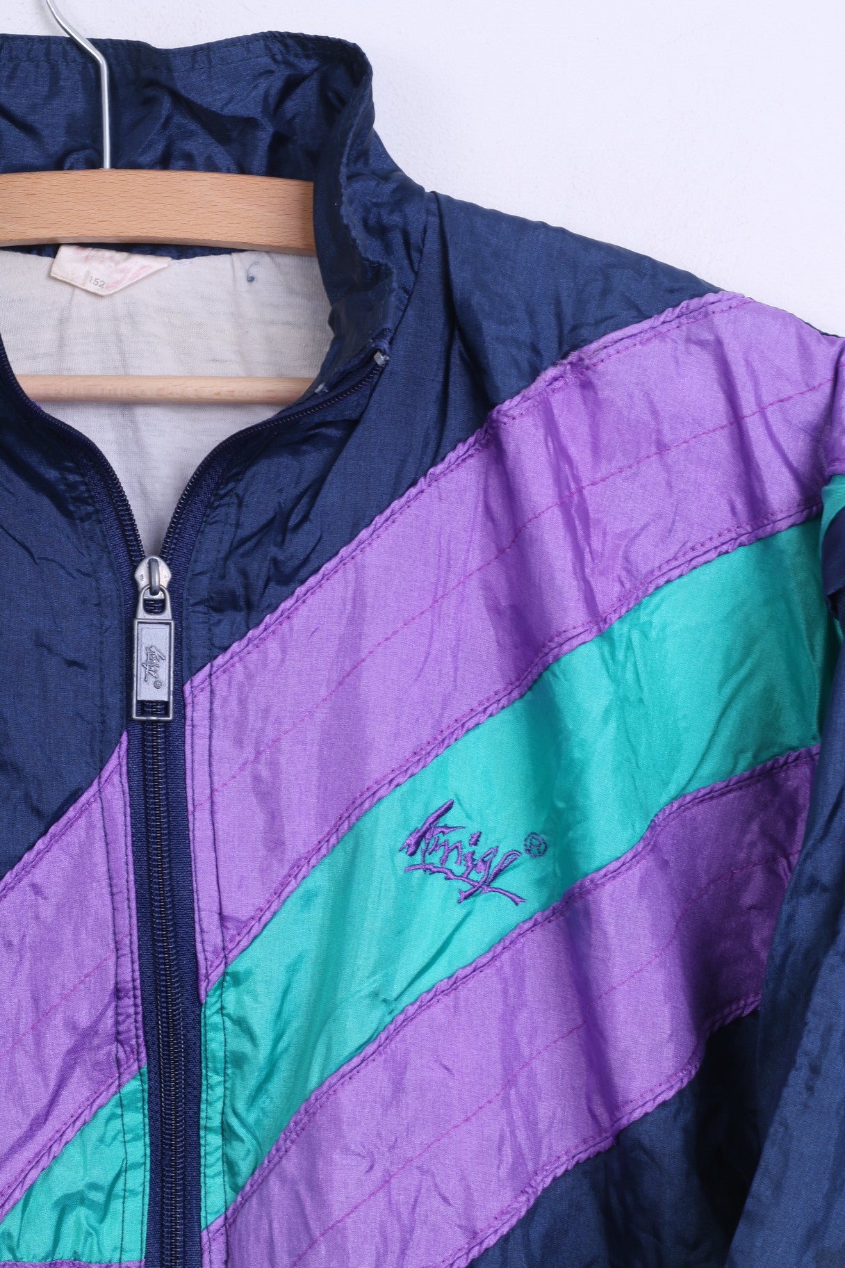 Amigo Boys 152 Jacket Track Top Waterproof Nylon Removable Sleeves - RetrospectClothes