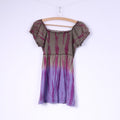 Staccato Girls 164 Chemise Puffy Gris Tie Dye Festival Haut d'été 