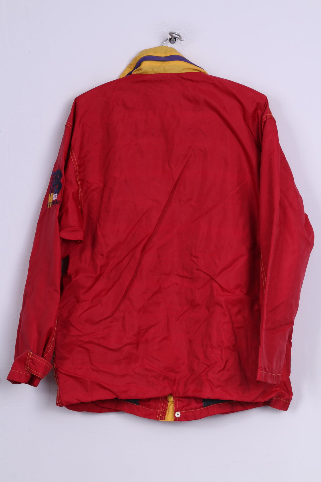 D-xel Blue wave Kollektion Giacca da donna 16 XL Abbigliamento outdoor Cerniera completa Nylon rosso Vintage 