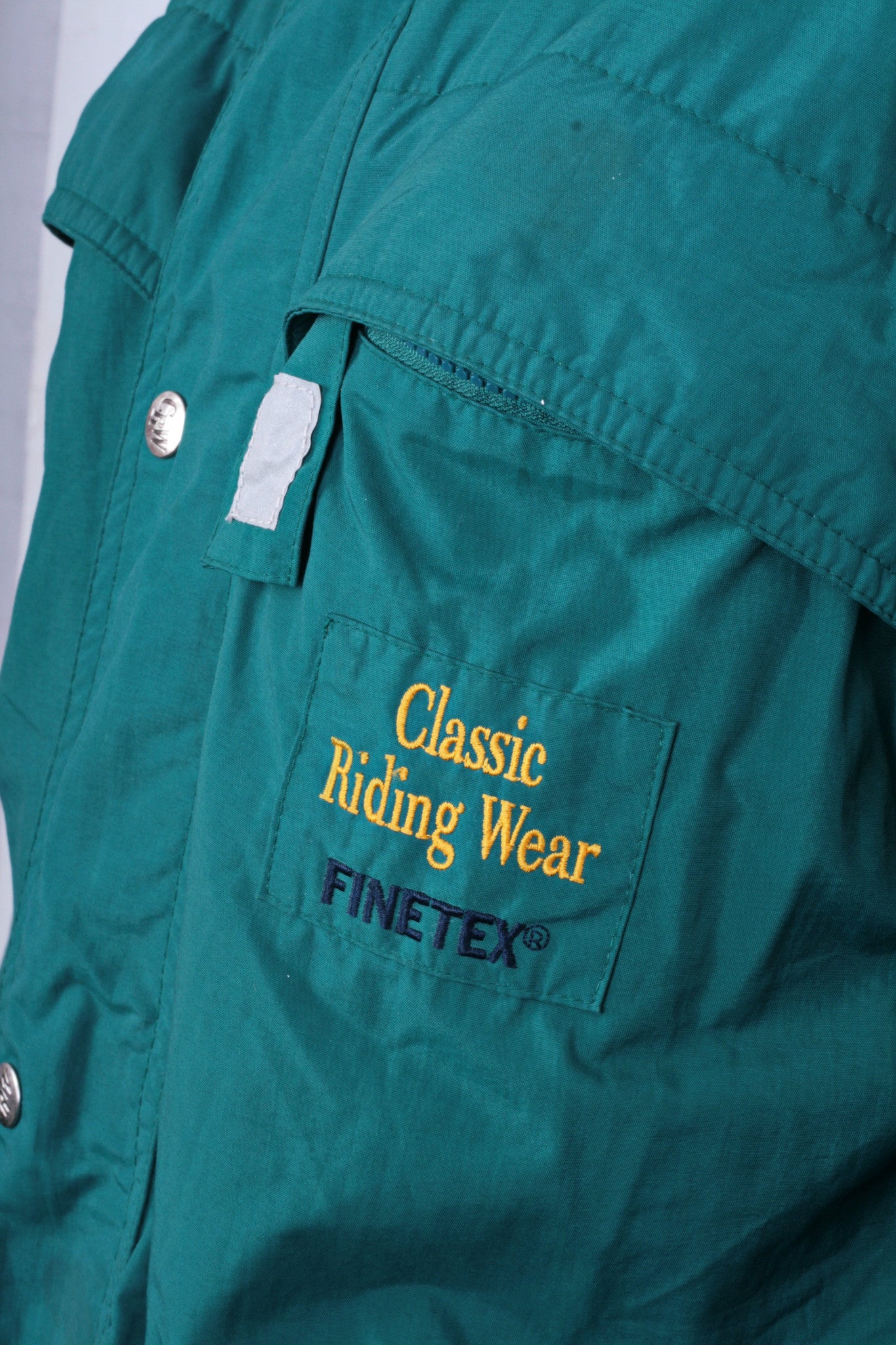 Classic Riding Wear Mens S Jacket Nylon Waterproof Hoodie Parka Green - RetrospectClothes